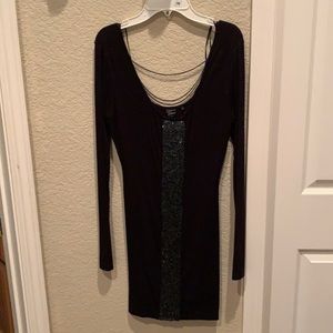 Black cocktail dress